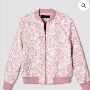 Victoria Beckham for Target Pink Paisley Bomber Kids Jacket - XL